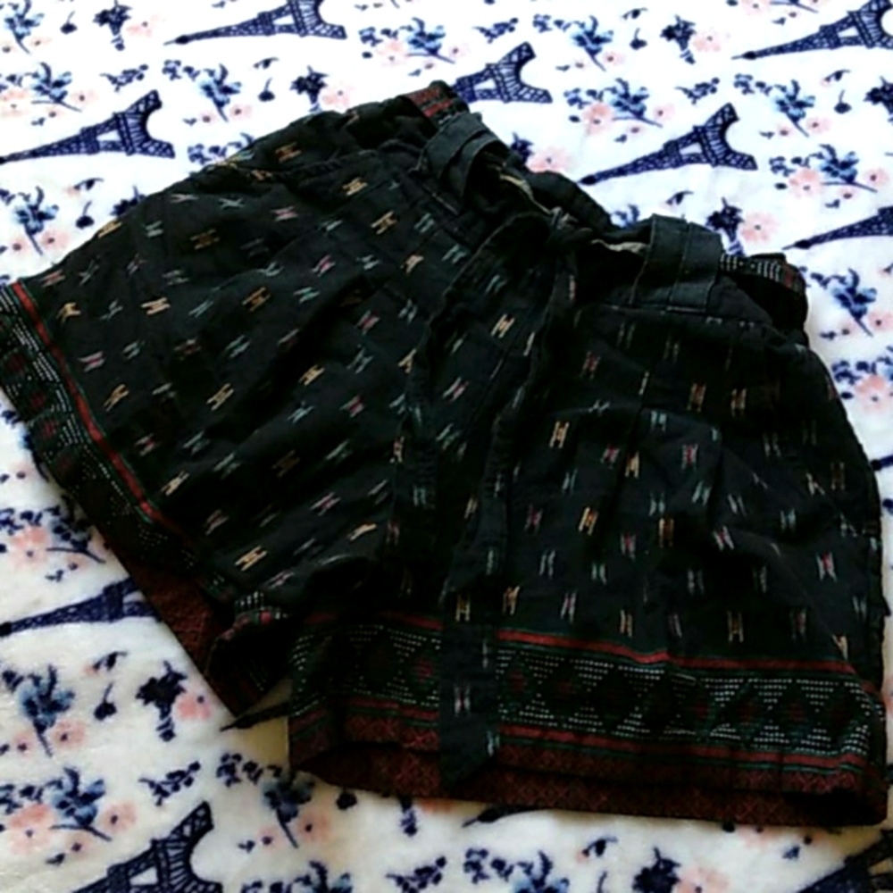 Handmade High Waisted Tribal Shorts